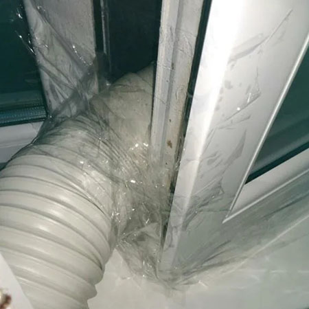 Неправильный вывод воздуховода